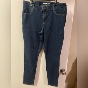 Old Navy Super Skinny Mid-Rise Jeans - Dark Blue